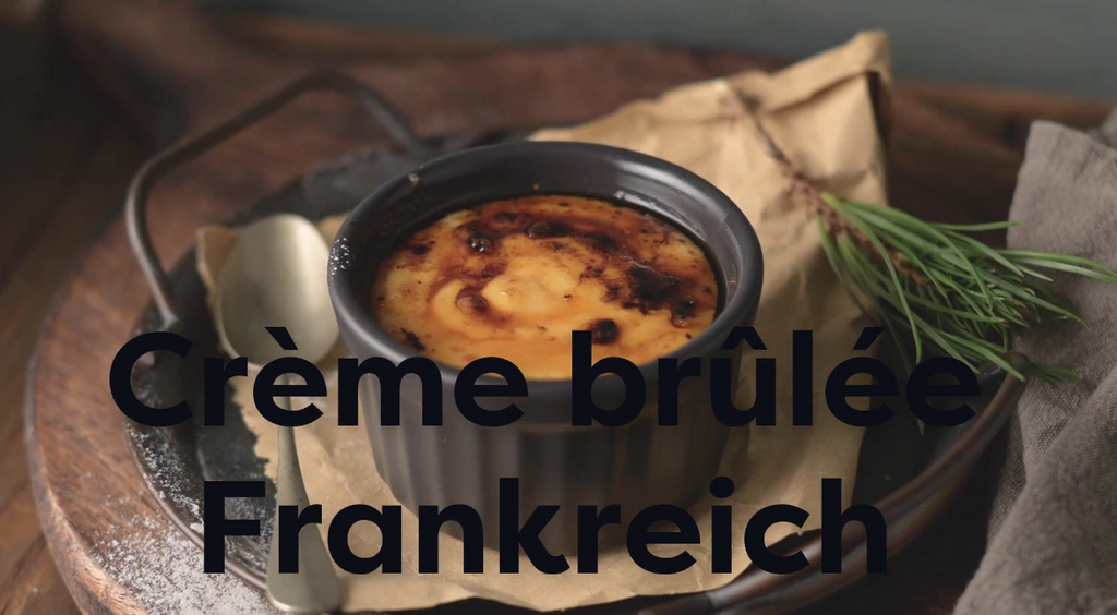 Receta de deliciosa crème brulée con bourbon vainilla
