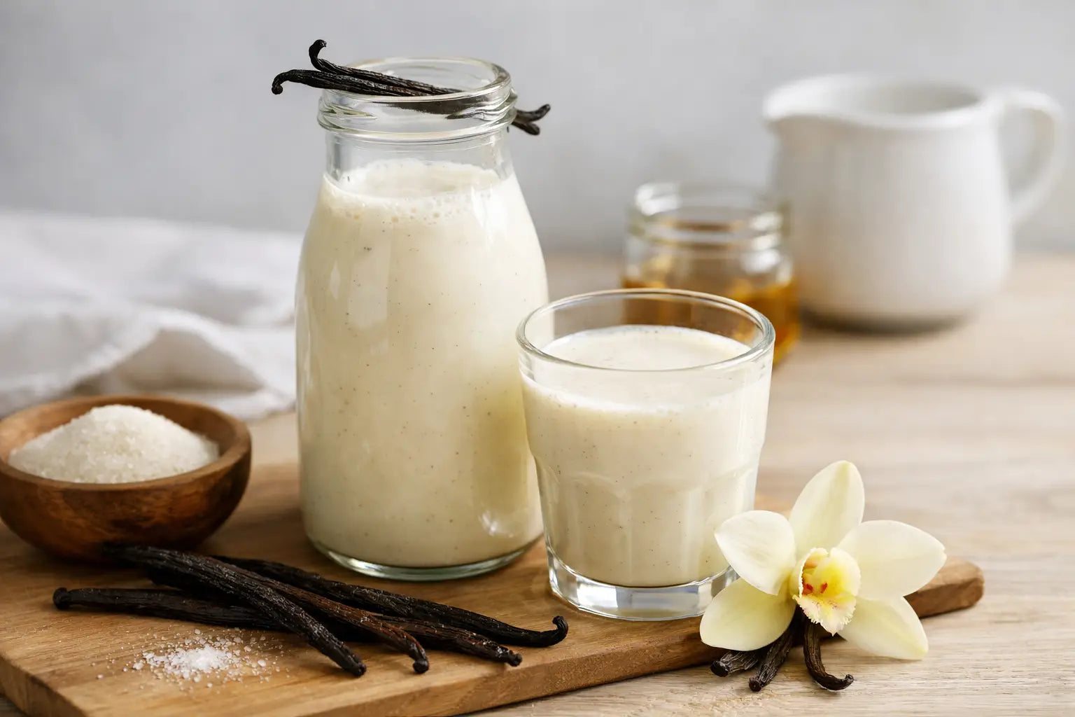 Wie macht man Vanillemilch selbst? Mit echter Vanille