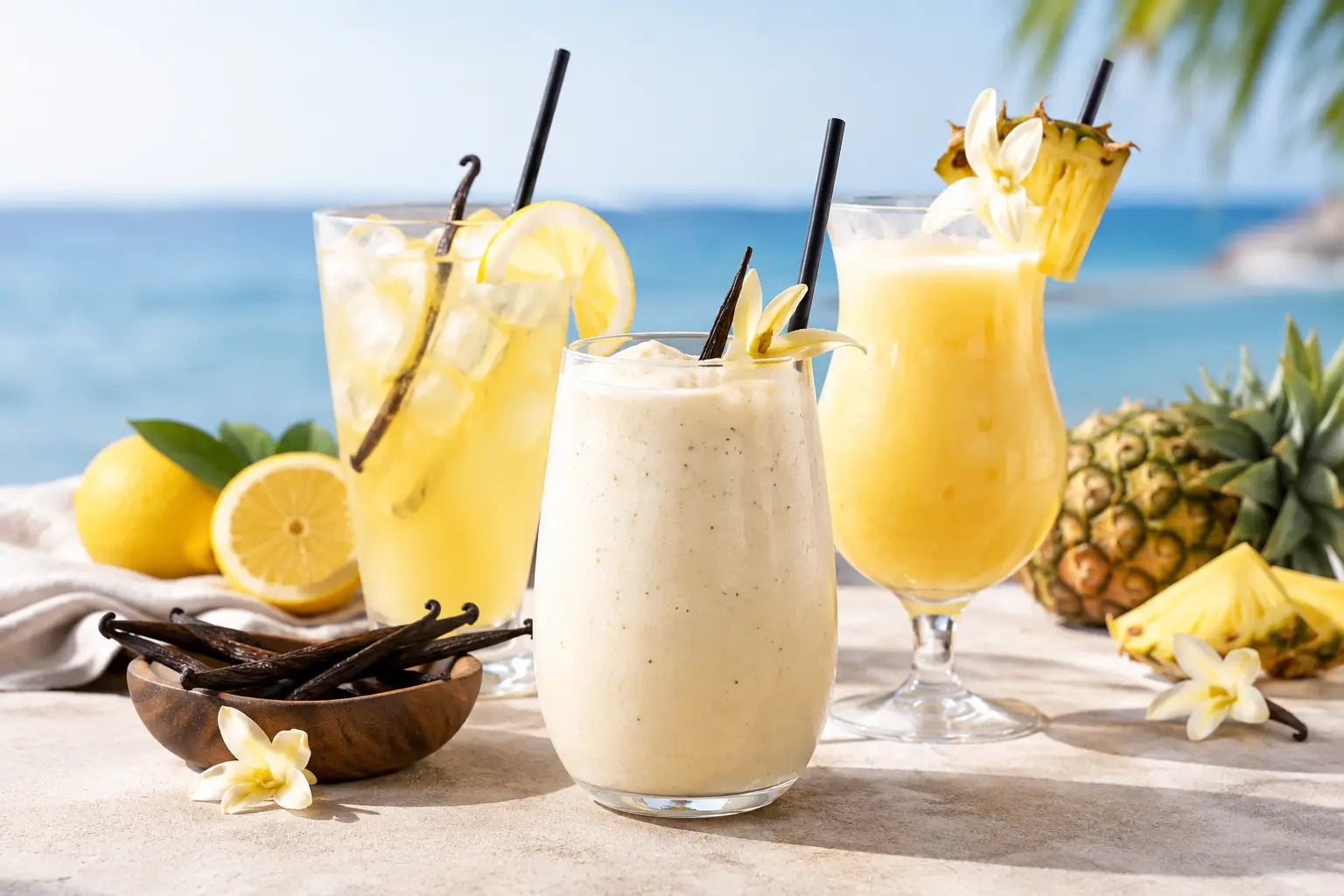 Vanille Sommerdrinks Rezepte für sonnige Tage