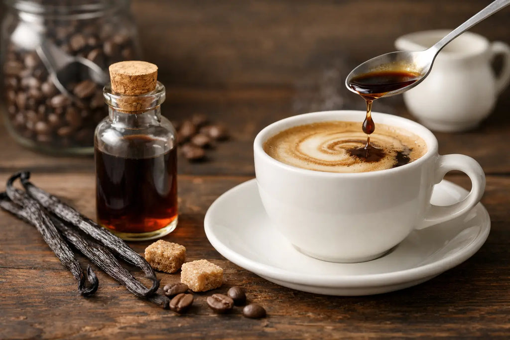 Vanilleextrakt in Kaffee verwenden richtig