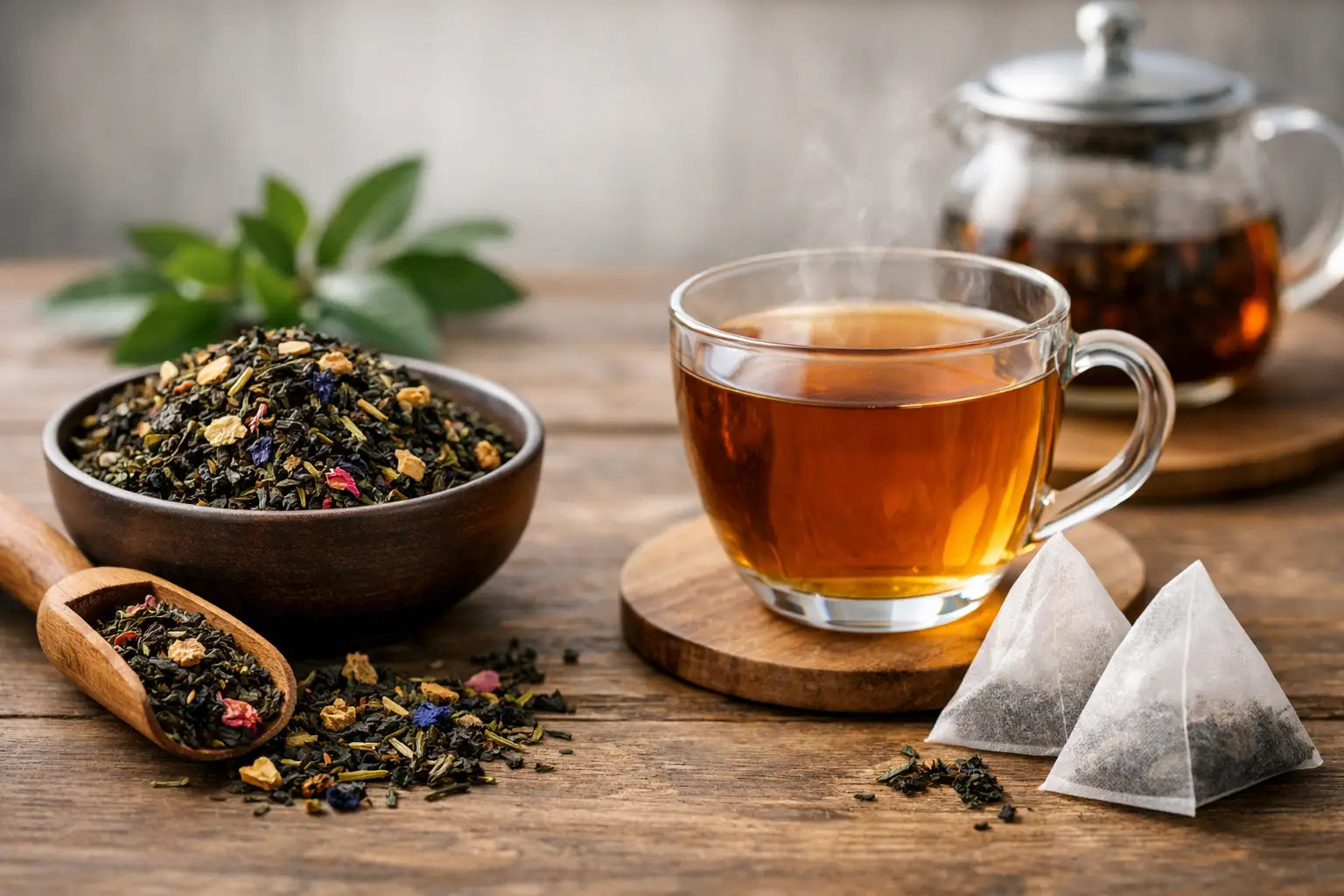 Warum ist echter Tee aromatischer als Teebeutel?