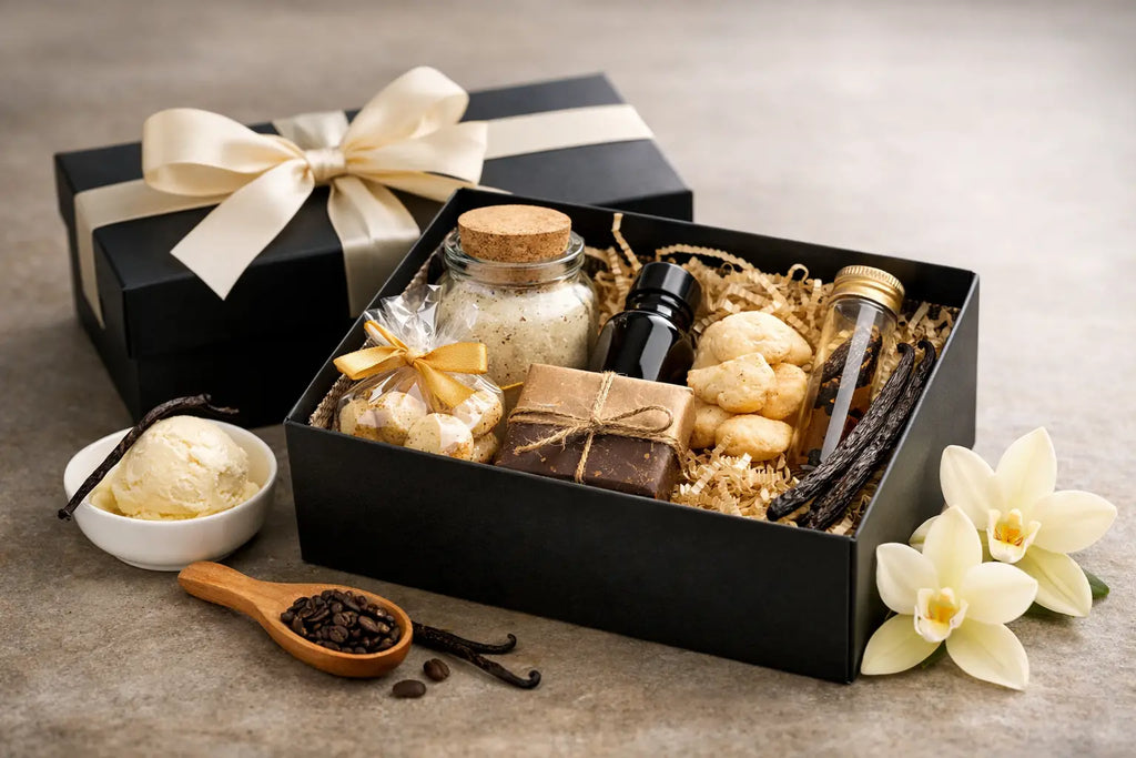 Beispiel für eine Premium-Vanille-Geschenkbox