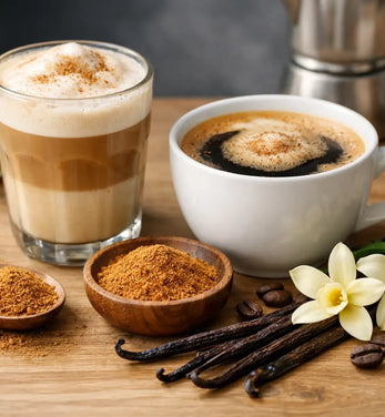 Vanille Gewürz für Kaffee und Latte wählen
