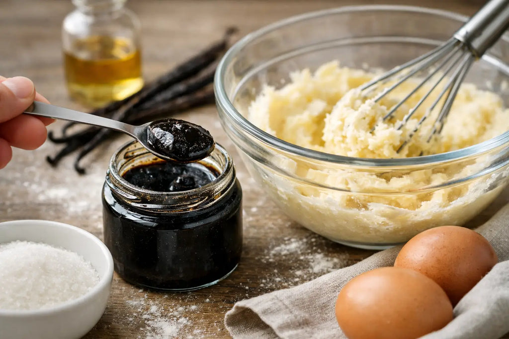 Vanillepaste selber dosieren beim Backen