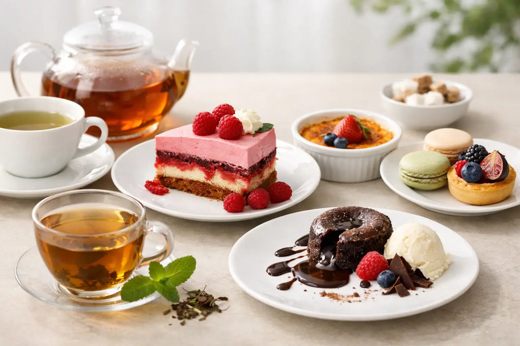 Tee und Dessert Pairing für feine Genussmomente