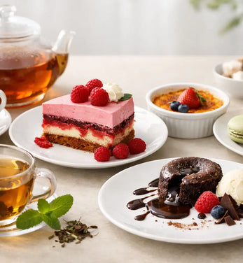 Tee und Dessert Pairing für feine Genussmomente
