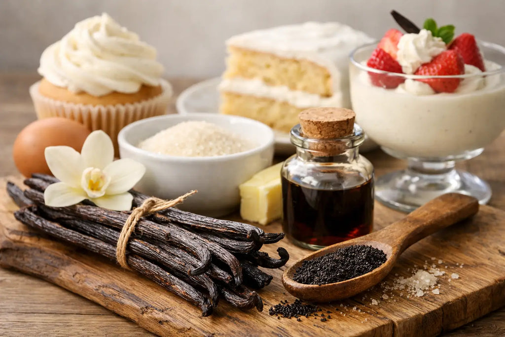 Beste Vanille für Kuchen und Desserts finden