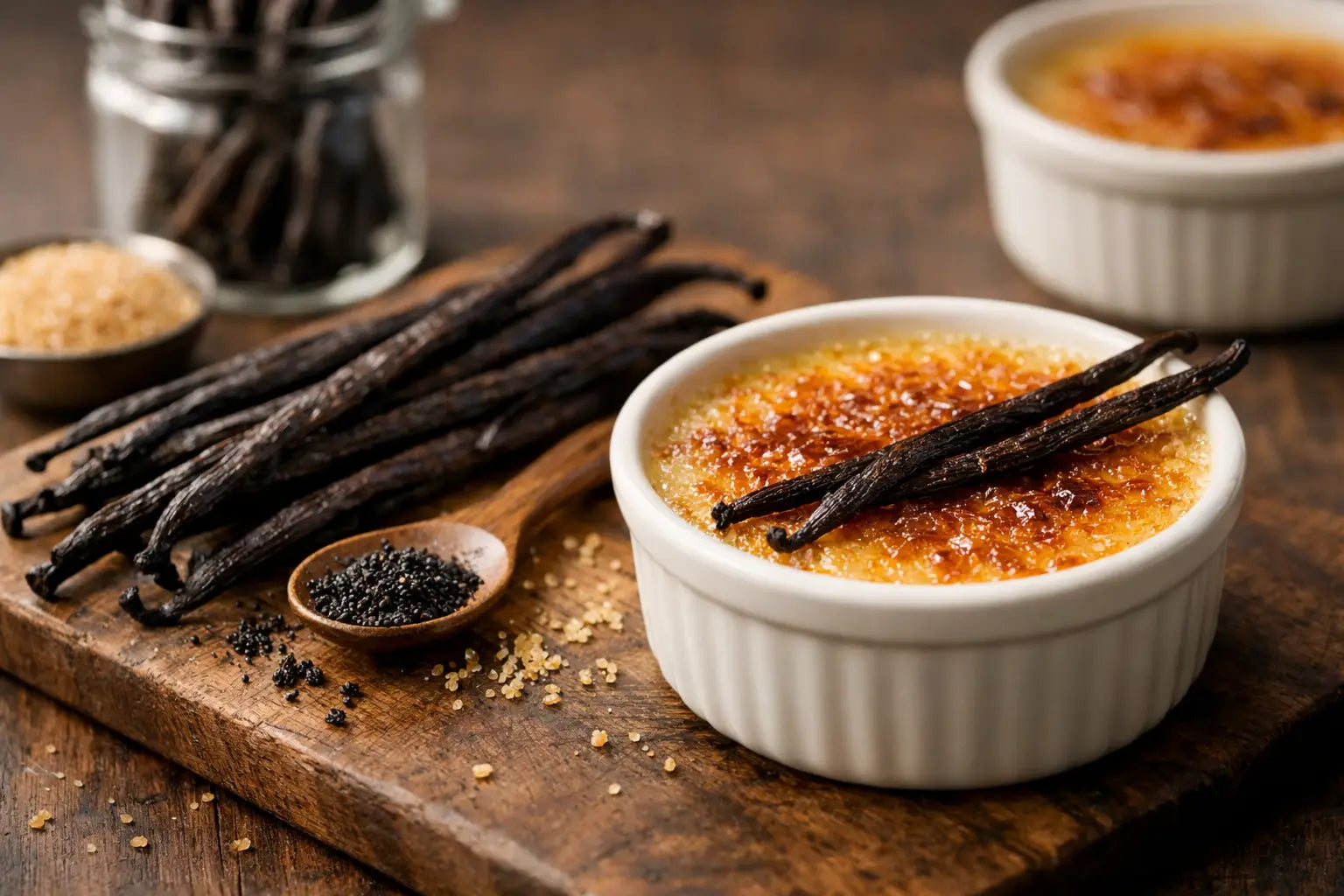 Beste Vanilleschoten für Crème brûlée finden