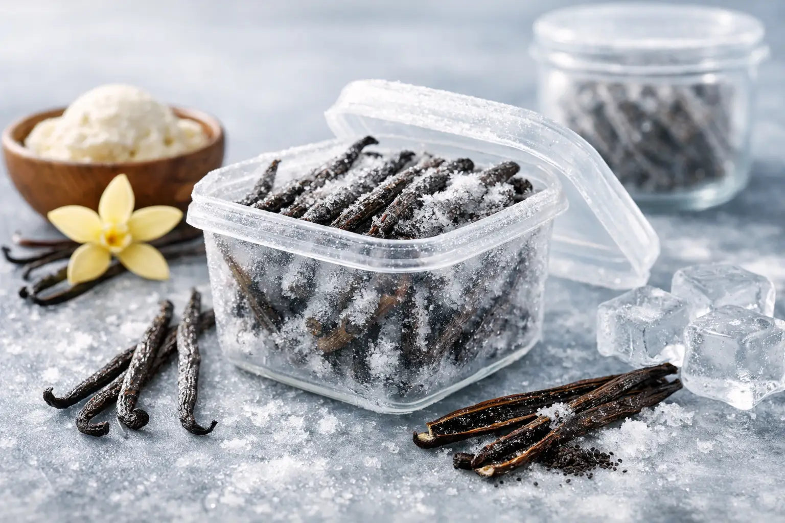 Kann man Vanille einfrieren? Ja - aber so