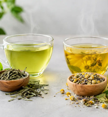 Grüner Tee und Kräutertee: der Unterschied