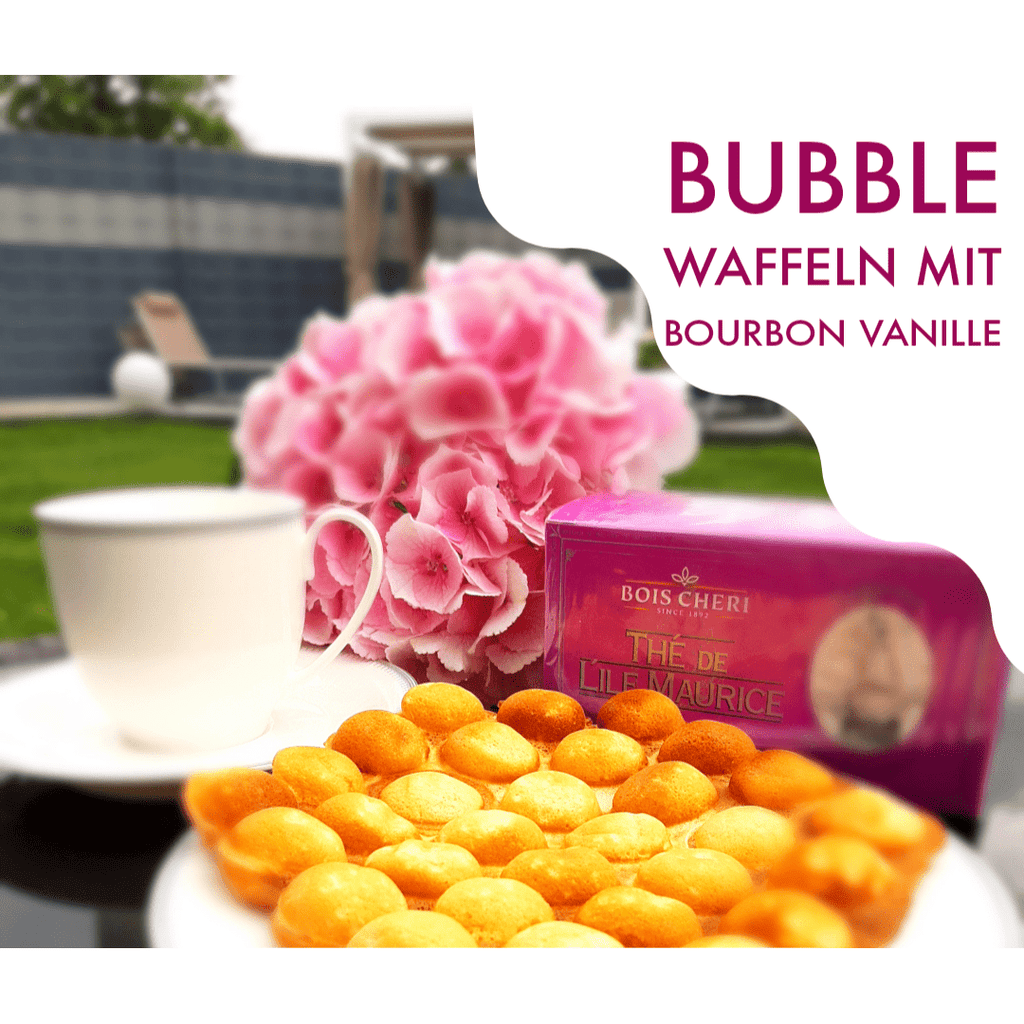 Teatime! Bubble Waffeln mit Bourbon Vanille.