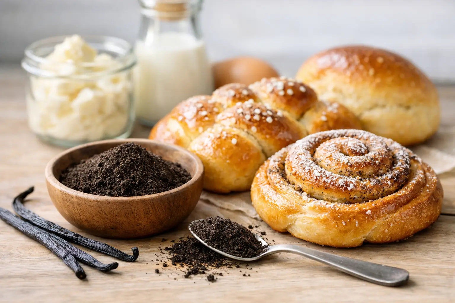 Vanillepulver in Hefegebäck richtig verwenden