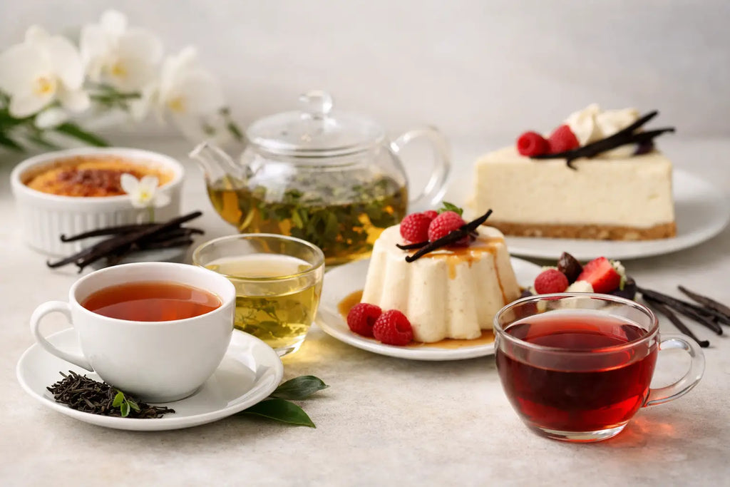 Die besten Tees zu Vanilledesserts