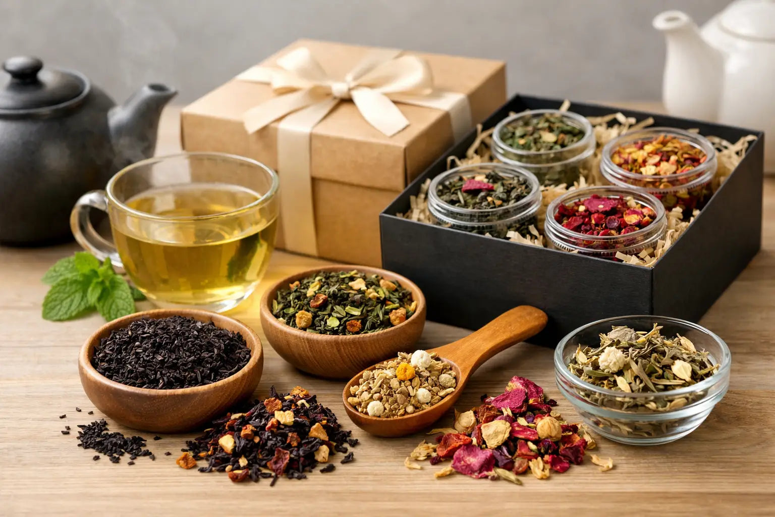 5 Teesorten für Geschenkboxen, die passen